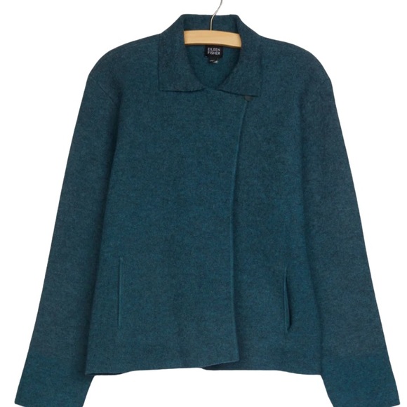 Eileen Fisher Jackets & Blazers - Vintage Eileen Fischer Wool long sleeve jacket - size s